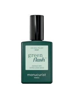 Manucurist Smalto per unghie in gel LED verde flash color menta 15ml