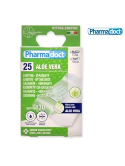 Pharmadoct Cerotti cicatrizzanti all'Aloe Vera, 25 pezzi donna