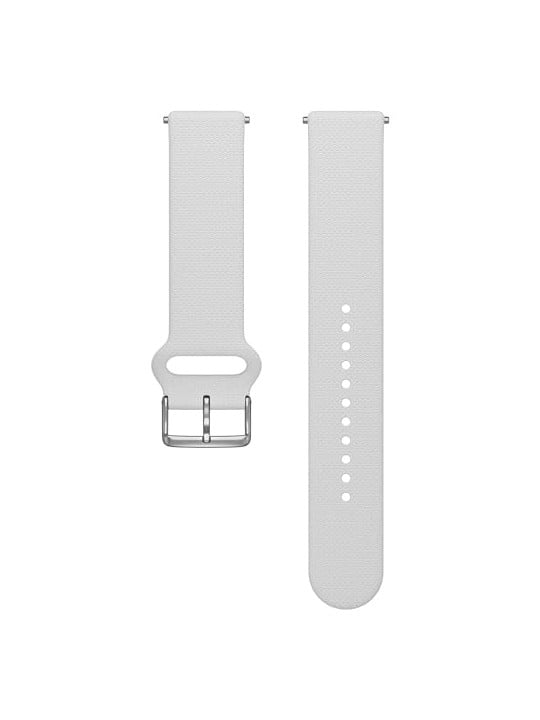 Polar Cinturino in silicone Tunnel 20 mm S/L bianco unisex
