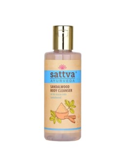 Sattva Bagnoschiuma al sandalo, gel detergente corpo 210ml