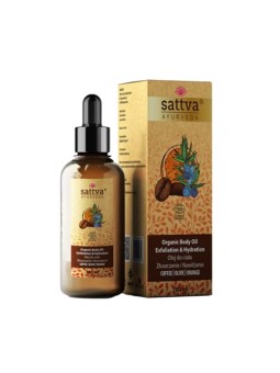 Sattva Olio corpo biologico Caffè e Arancia olio corpo 100ml