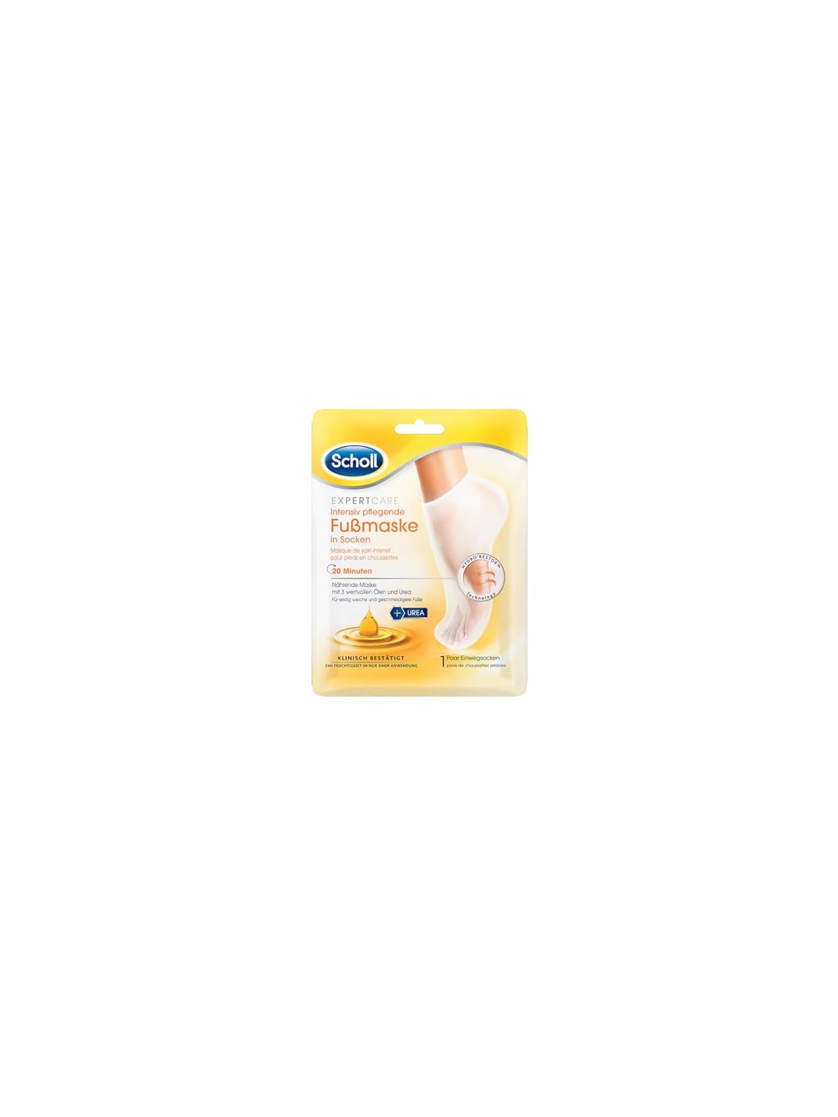 Scholl PediMask™ Maschera per i piedi a triplo olio, 1 paio donna