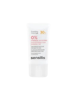 Sensilis Fluido fotocorrettivo minerale 30 ad alta protezione per pelli reattive SPF30 40ml unisex