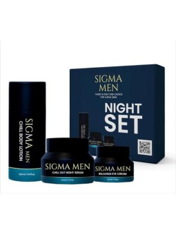Sigma men SET Notte: balsamo corpo 100ml + siero notte 50ml + crema contorno occhi 30ml