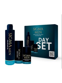 Sigma men SET Set Giorno: bagnoschiuma e shampoo 200ml + crema mani 100ml + crema giorno 50ml
