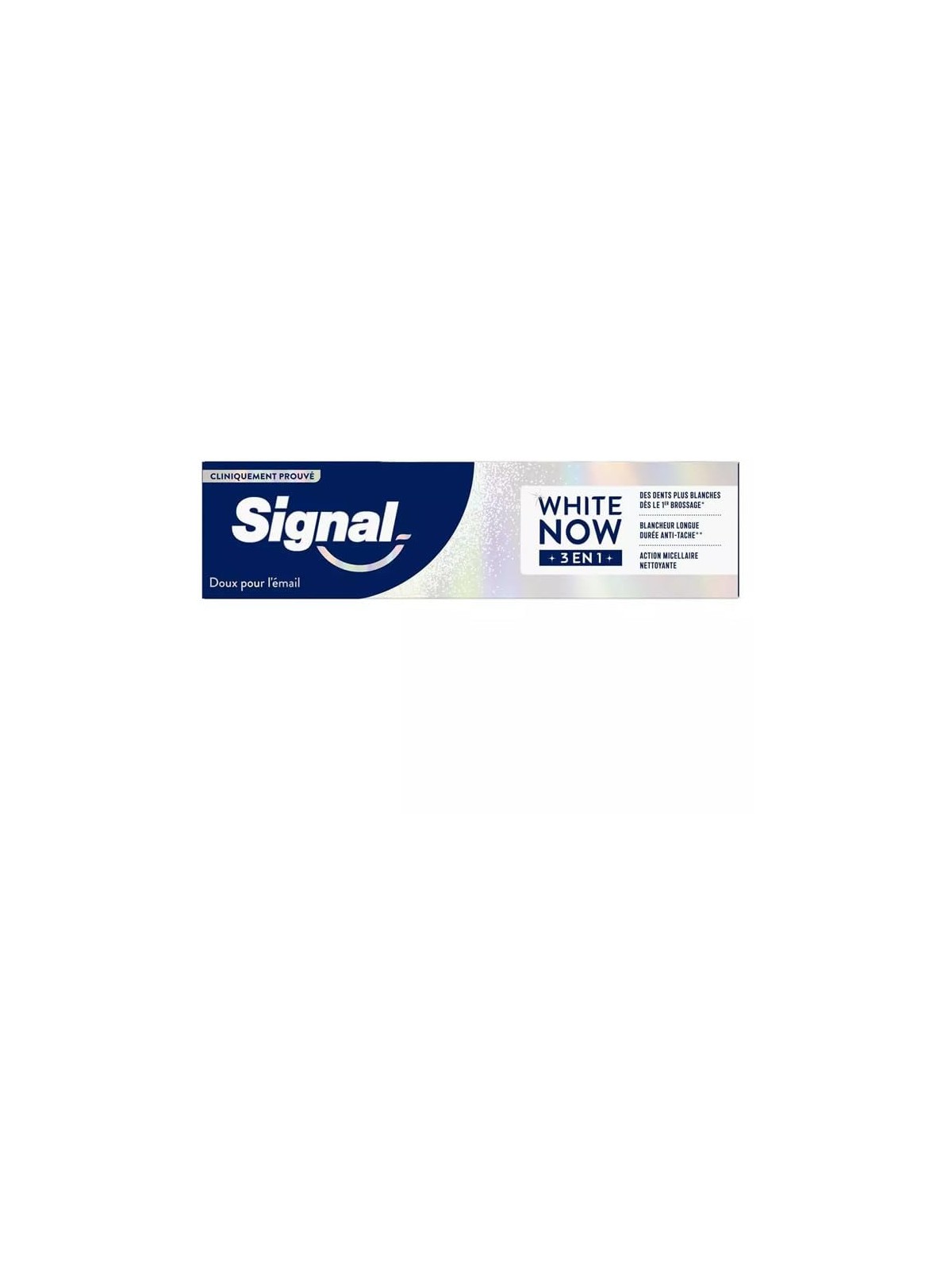 Signal Dentifricio sbiancante White Now 3in1 Originale 75ml donna