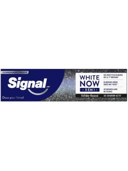 Signal Dentifricio sbiancante White Now 3in1 White Boost 75ml donna