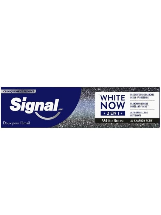 Signal Dentifricio sbiancante White Now 3in1 White Boost 75ml donna