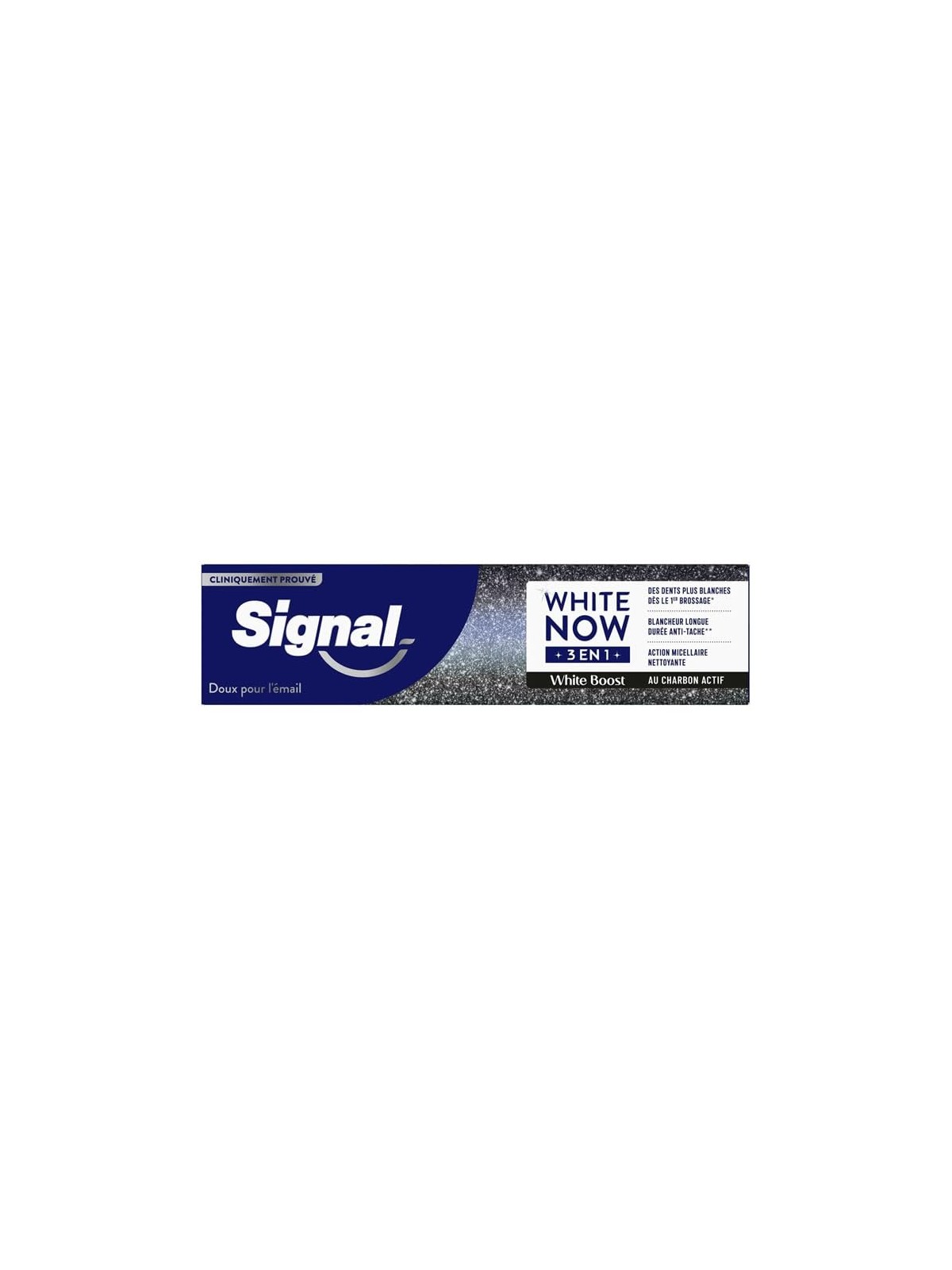 Signal Dentifricio sbiancante White Now 3in1 White Boost 75ml donna