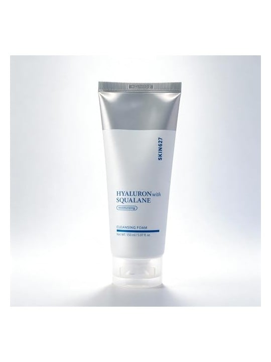 Skin627 Schiuma detergente all'acido ialuronico con squalano per la pelle 150ml