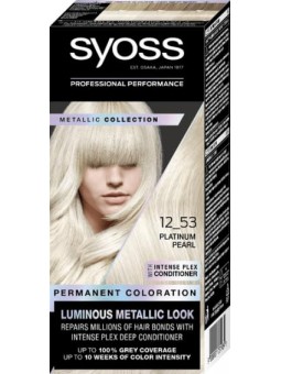 Syoss Colorazione permanente colore per capelli colorando permanentemente 12-53 Platinum Pearl