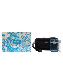 Versace Eau Fraiche Giftset eau de toilette Spray 100ml eau de toilette Spray 10ml Black Trousse 300ml