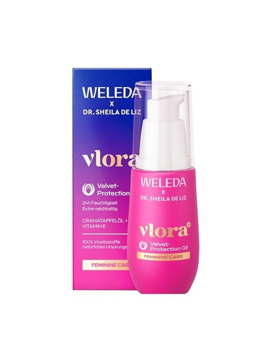 Weleda Olio protettivo per la zona intima Vlora+ Velvet Protection Oil 30ml donna
