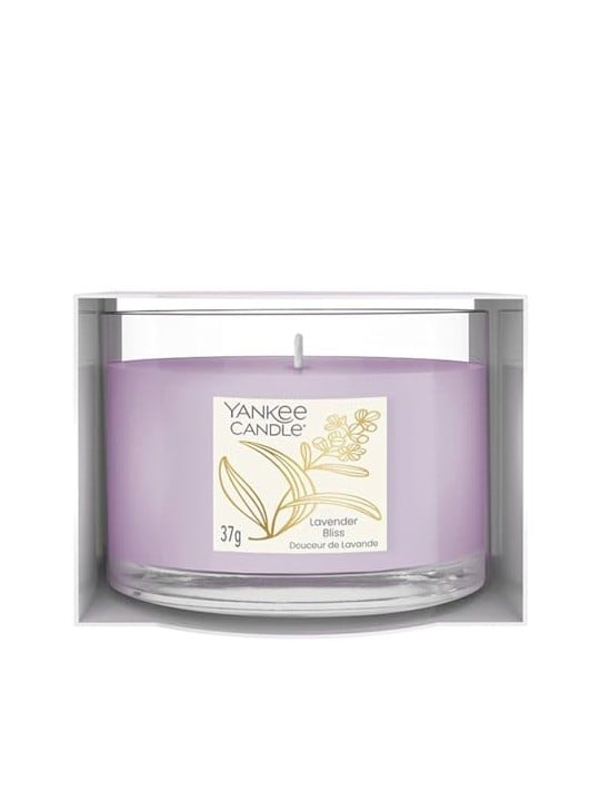 Yankee Candle Candela votiva in vetro Little Luxuries Lavender Bliss 37 g donna