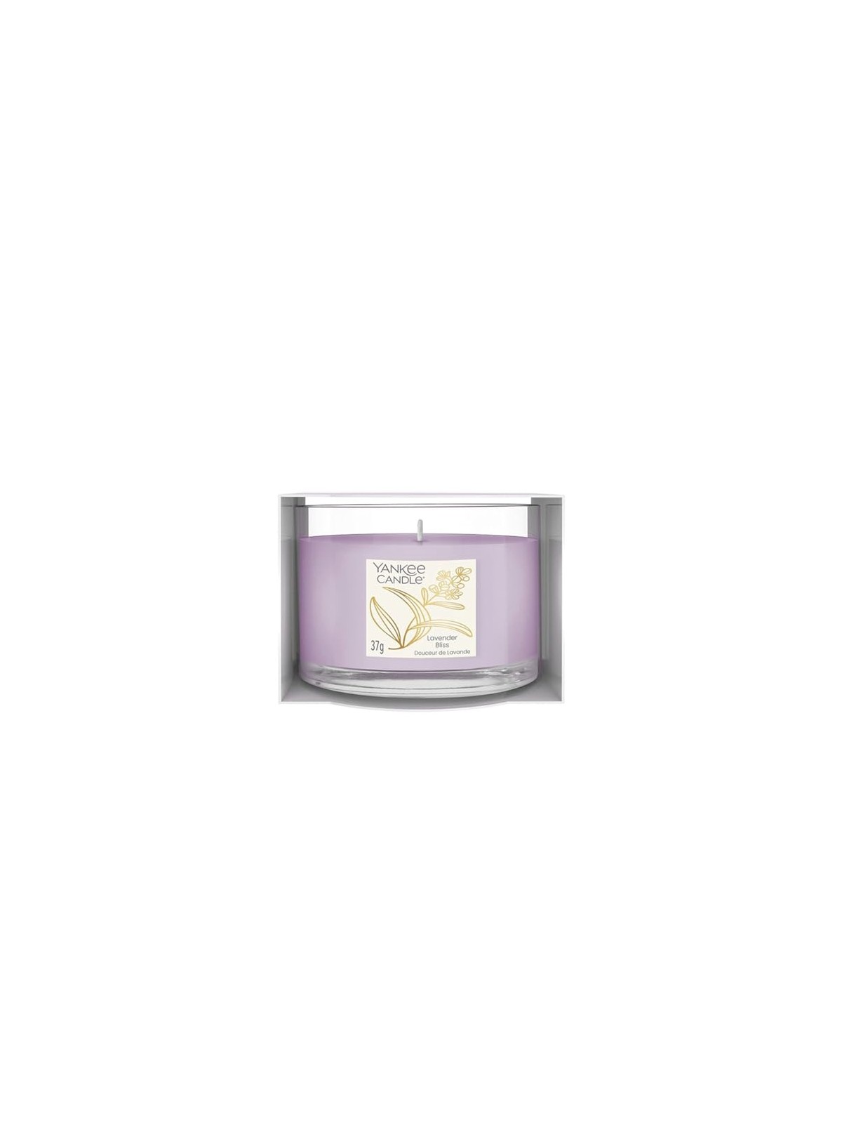 Yankee Candle Candela votiva in vetro Little Luxuries Lavender Bliss 37 g donna