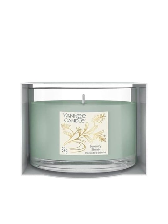 Yankee Candle Candela votiva in vetro Little Luxuries Serenity Stone 37 g donna