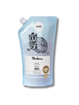 Yope Confezione di ricarica di sapone liquido idratante sapone liquido Verbena 500ml