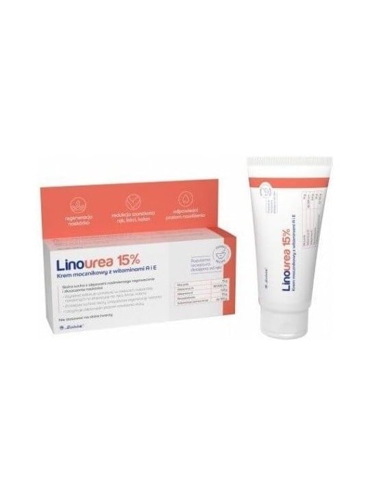 Ziołolek Crema Linourea al 15% di urea con vitamina A+E 50 g