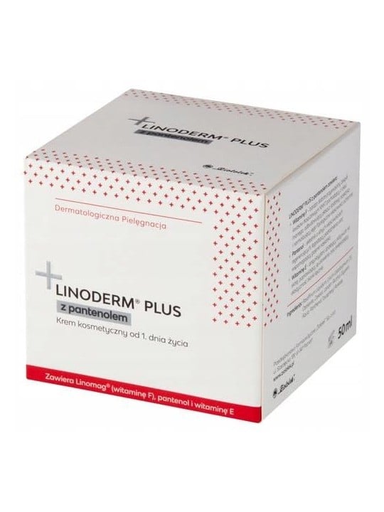 Ziołolek Linoderm plus con pantenolo crema cosmetica dal primo giorno di vita 50ml