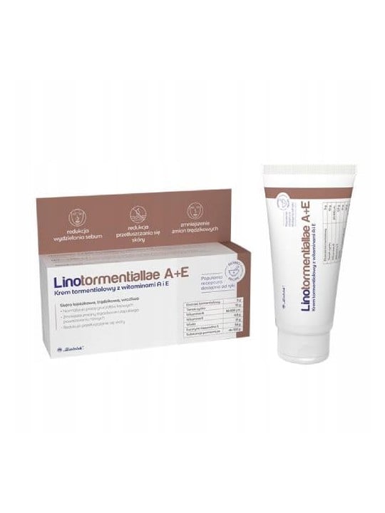 Ziołolek Linotormentiallae A+E tormentiol cream with vitamins A+E 50g
