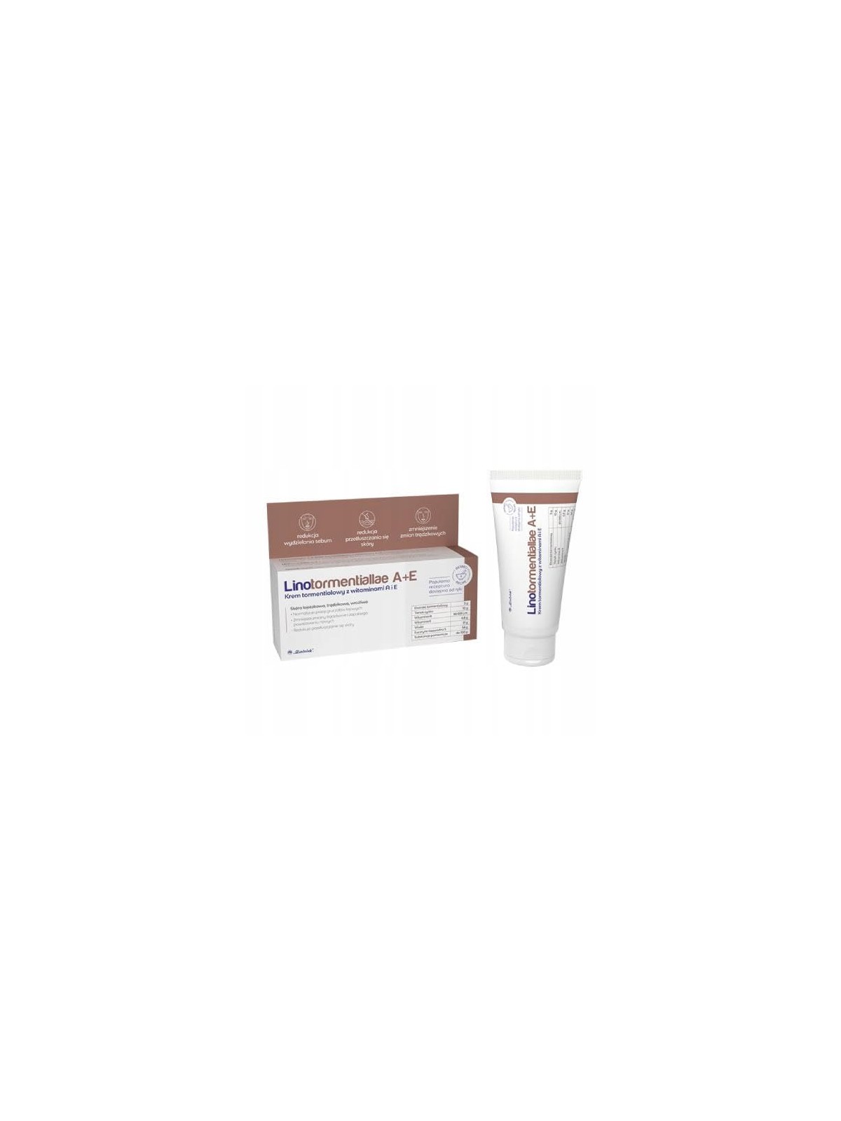 Ziołolek Linotormentiallae A+E tormentiol cream with vitamins A+E 50g