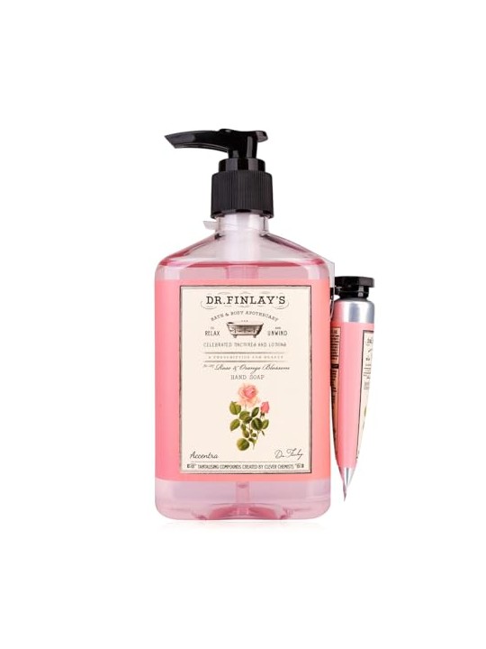 Accentra Set regalo per la cura delle mani alla rosa e fiori d'arancio del Dr. Finlay donna
