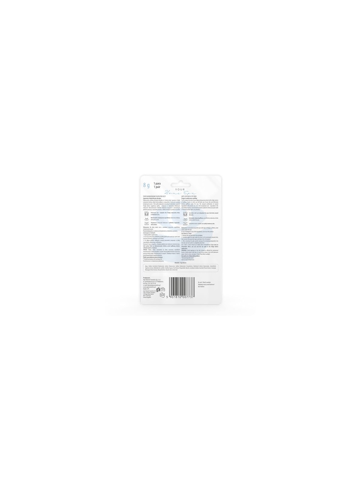 Apis Patch anti-gonfiore per gli occhi, 1 paio