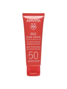 Apivita BEE SUN SAFE Crema Viso Antietà e Antimacchie SPF 50 50ml unisex