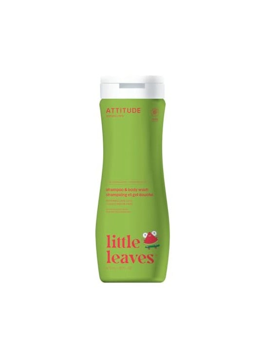 Attitude Sapone e shampoo per bambini Little Leaves, anguria e cocco, 473 ml bambino