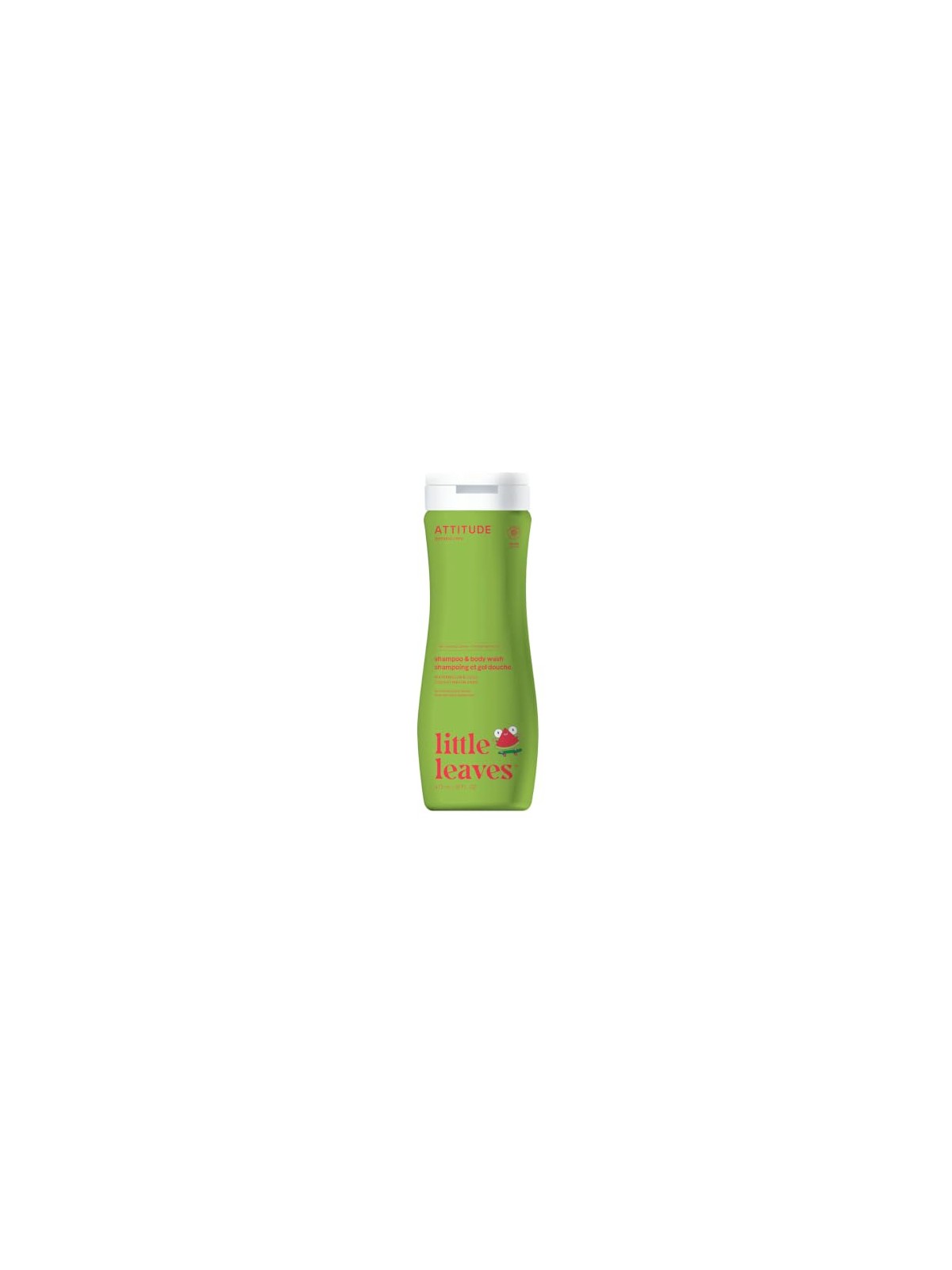 Attitude Sapone e shampoo per bambini Little Leaves, anguria e cocco, 473 ml bambino