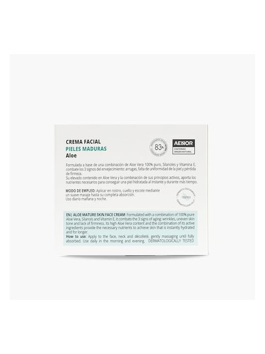 Crema viso aloe pelle matura Babaria 125ml