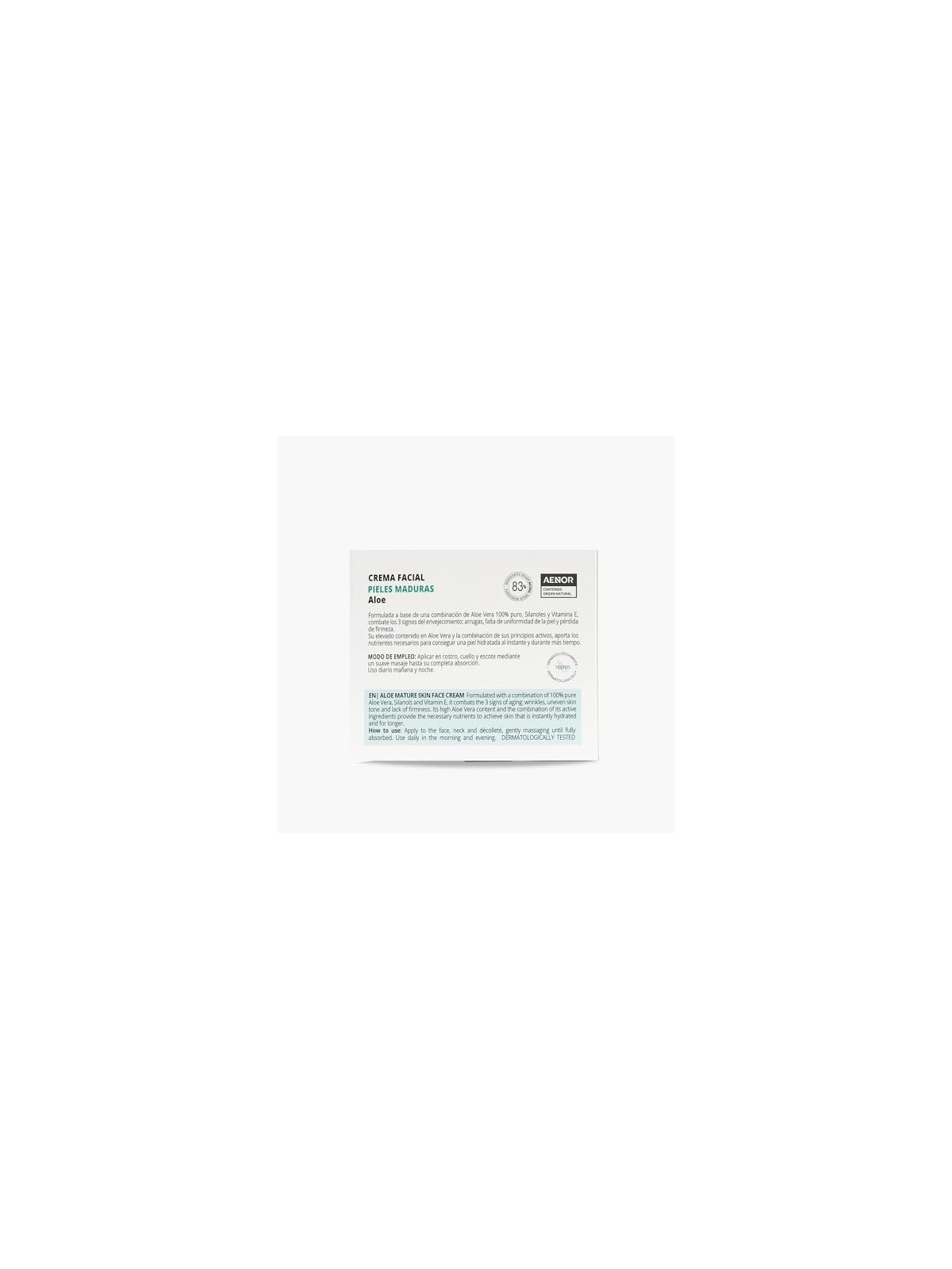Crema viso aloe pelle matura Babaria 125ml