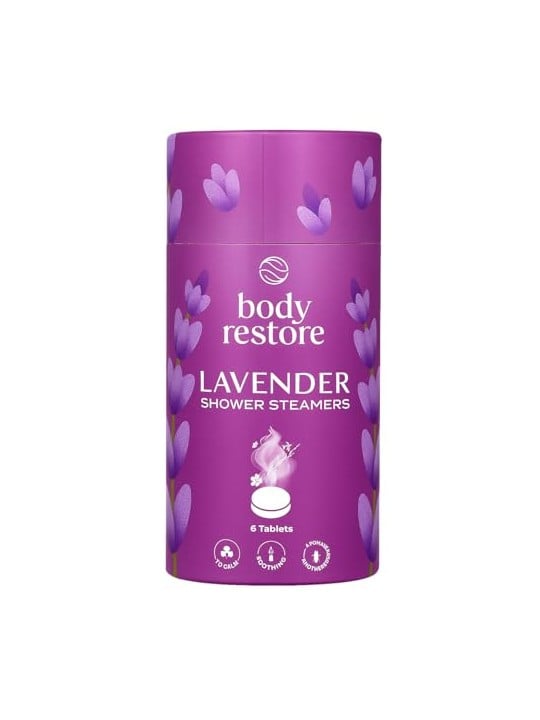Body Restore Set di pastiglie aromatiche per la doccia alla lavanda, 6 pezzi donna