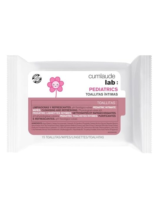 Cumlaude Lab Salviette intime pediatriche, 15 pezzi donna