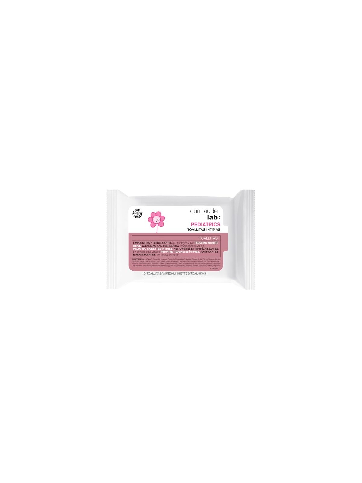 Cumlaude Lab Salviette intime pediatriche, 15 pezzi donna