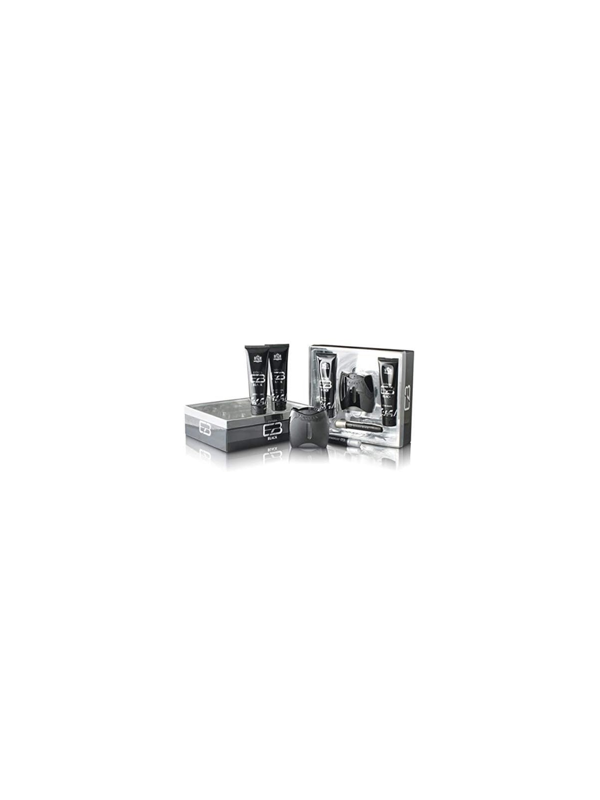 extasia black for men edt spray 100ml + after shave 130ml + shower gel 130ml + edt spray 15ml