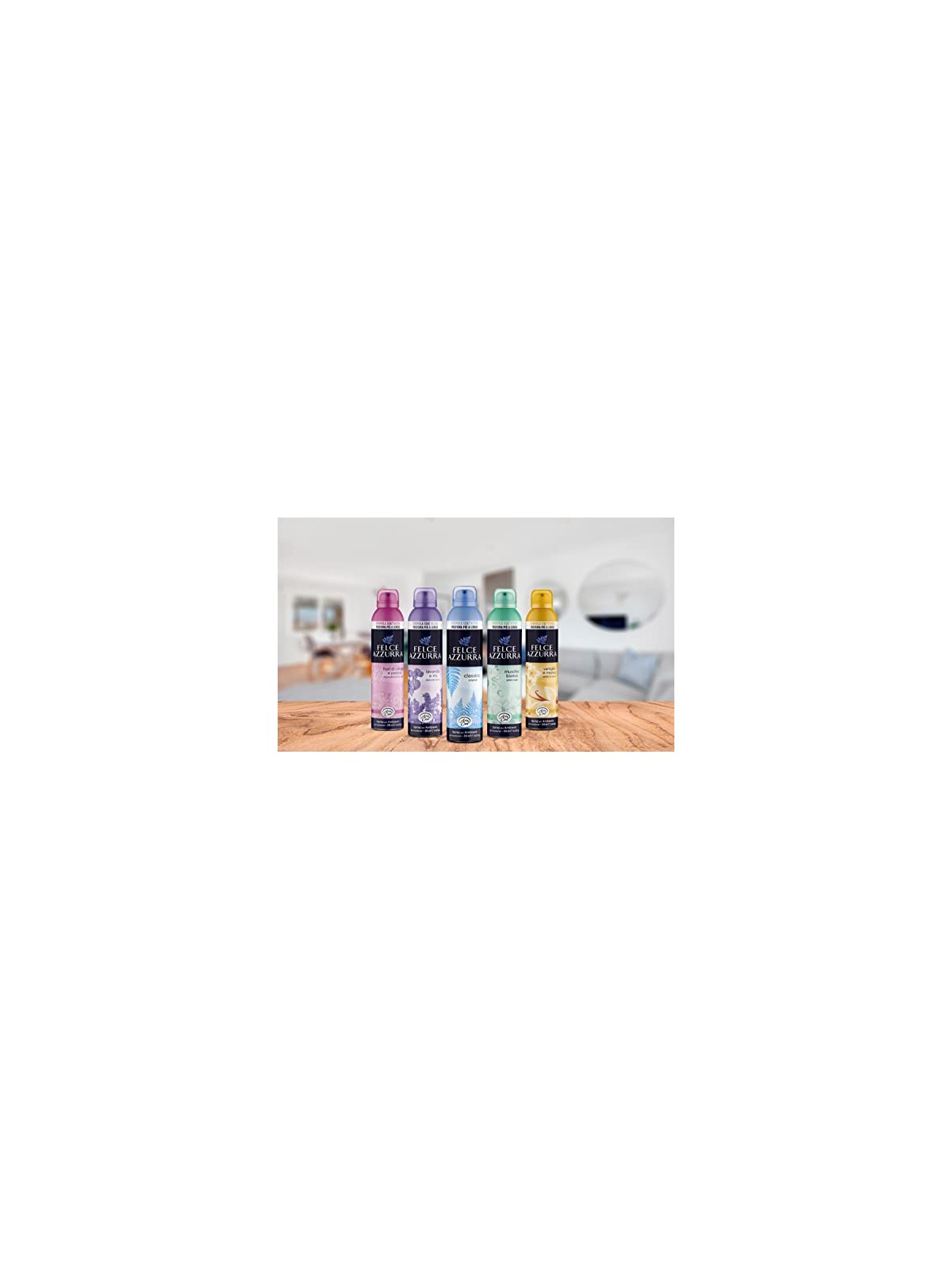 Felce azzurra Deodorante spray per ambienti al muschio bianco 250ml