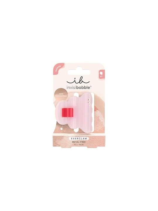 Invisibobble Fermaglio per capelli Everclaw Rosy Plateau M donna