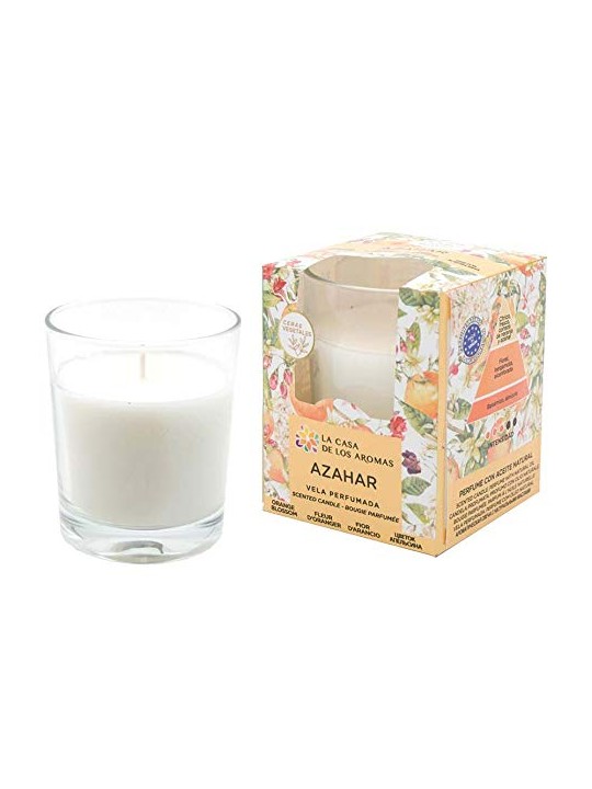 La casa de los aromas Candela profumata al profumo di fiori d'arancio, 140 g