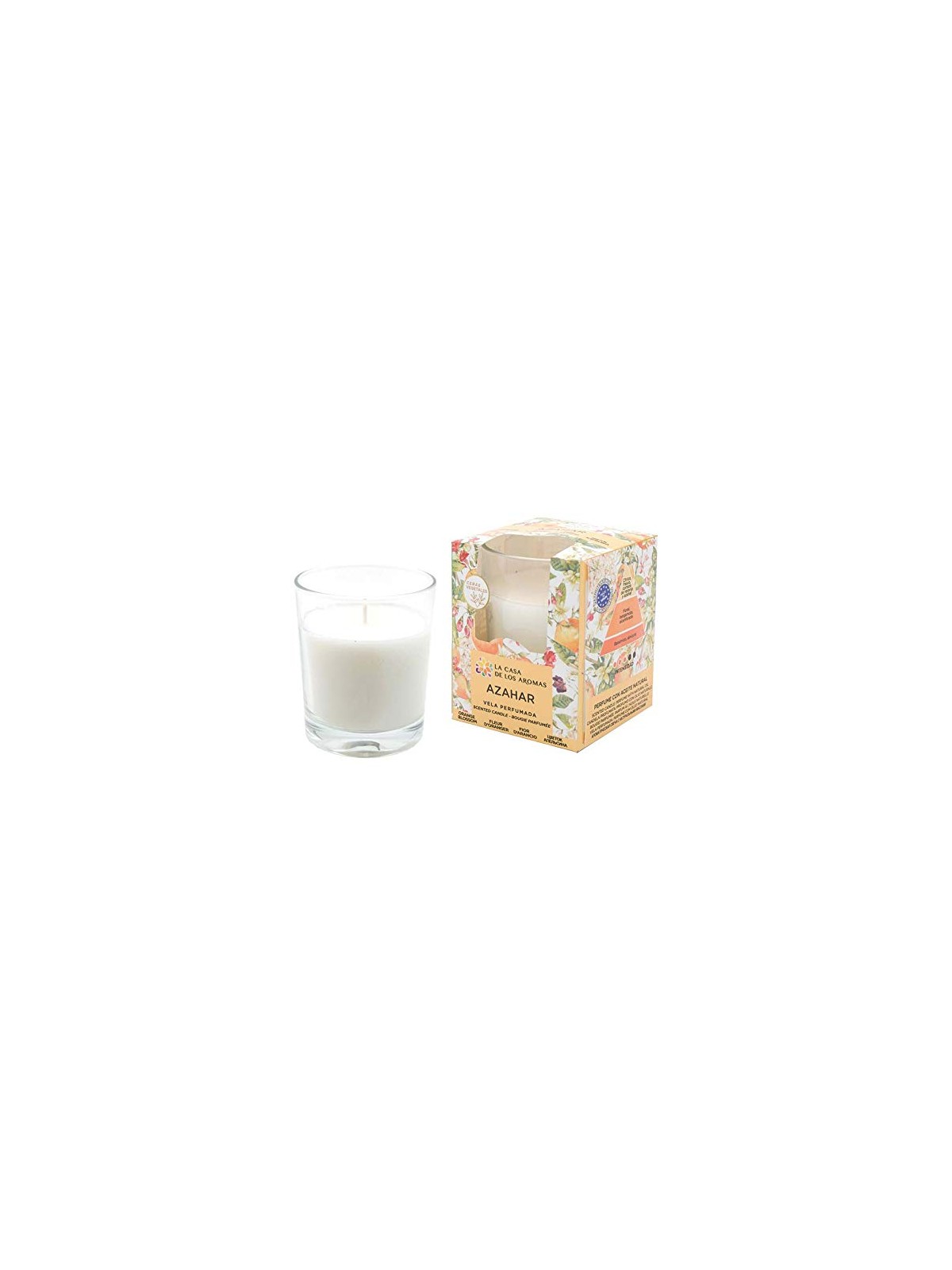 La casa de los aromas Candela profumata al profumo di fiori d'arancio, 140 g