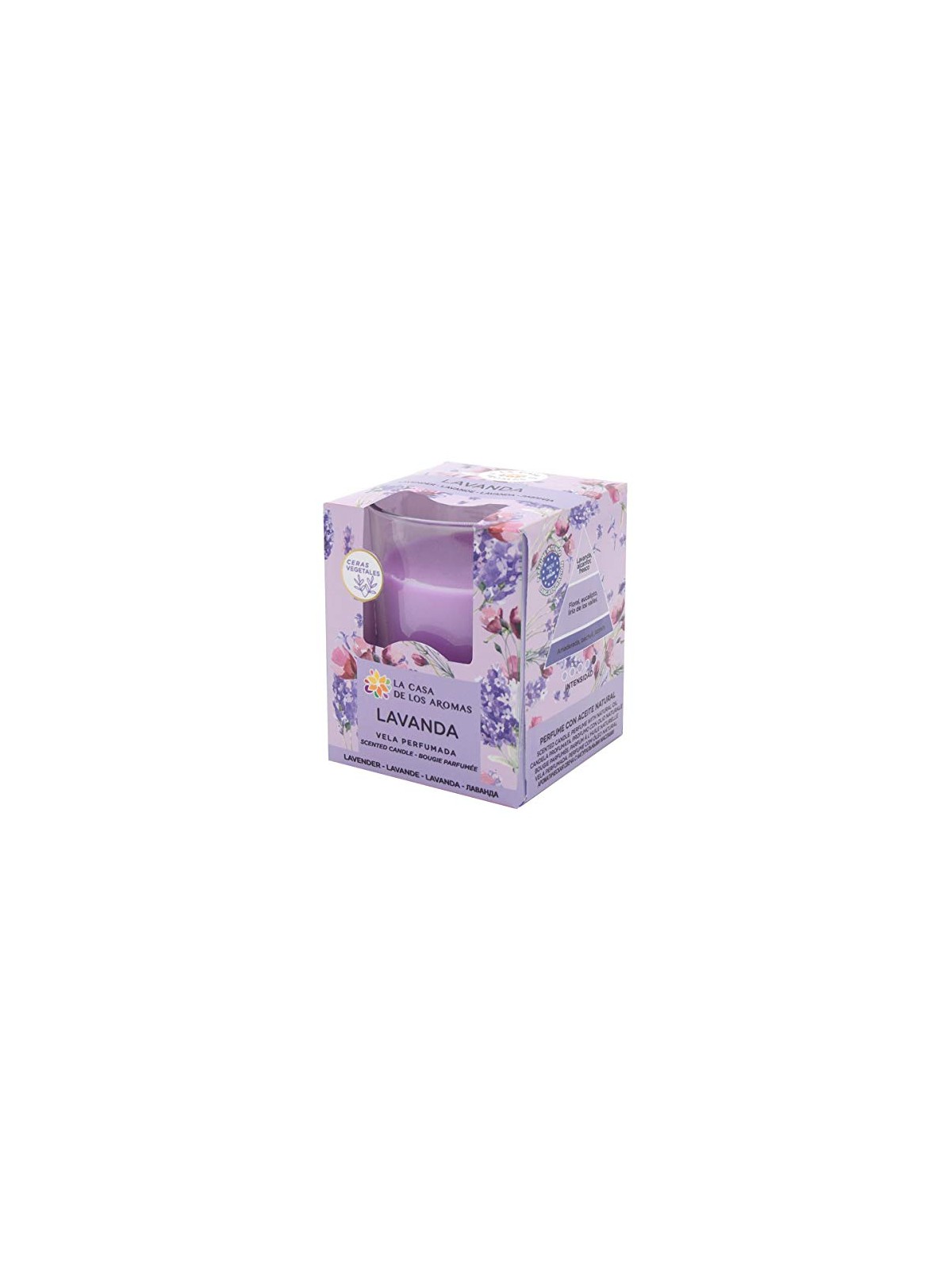 La casa de los aromas Candela profumata alla lavanda 140 g