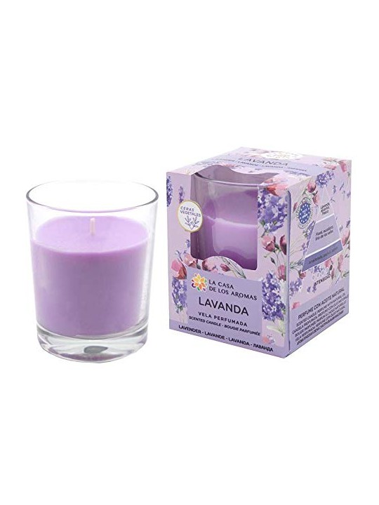 La casa de los aromas Candela profumata alla lavanda 140 g