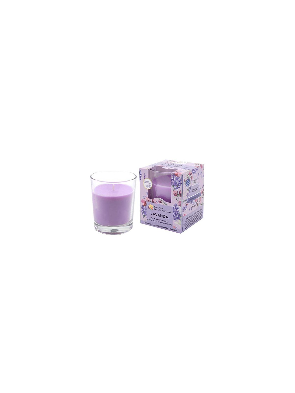 La casa de los aromas Candela profumata alla lavanda 140 g