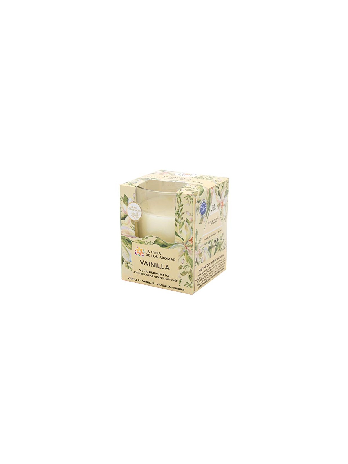 La casa de los aromas Candela profumata alla vaniglia, 140 g