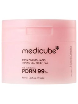 Medicube PDRN Pink Collagen Toning Gel Toner Pad 100ml