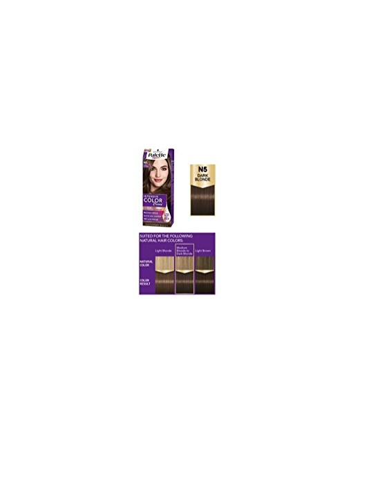 Palette Crema colorante intensiva per capelli, colore per capelli con crema N5 Biondo Scuro