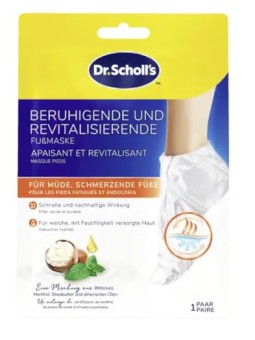 Scholl PediMask™ Maschera lenitiva per piedi stanchi e doloranti, 1 paio donna
