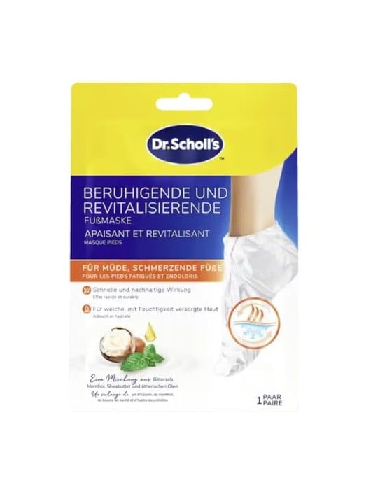 Scholl PediMask™ Maschera lenitiva per piedi stanchi e doloranti, 1 paio donna