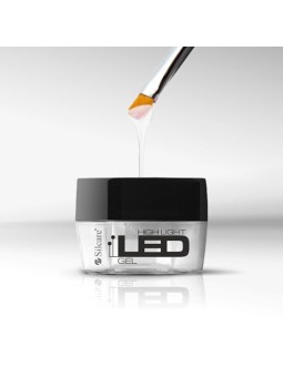 Silcare Gel LED ad alta luce building rosa 30g