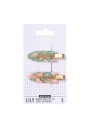 Sister young Lily Makeup Fermagli per capelli Set clip per capelli Pink Coffee 2 pezzi